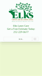 Mobile Screenshot of elkslawncare.com